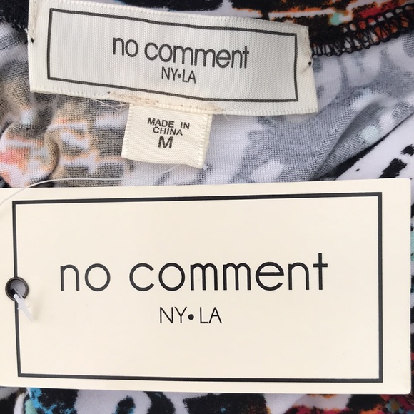 No Comment NY. LA women long sleeves high neck heart print tops. - Picture 7 of 9